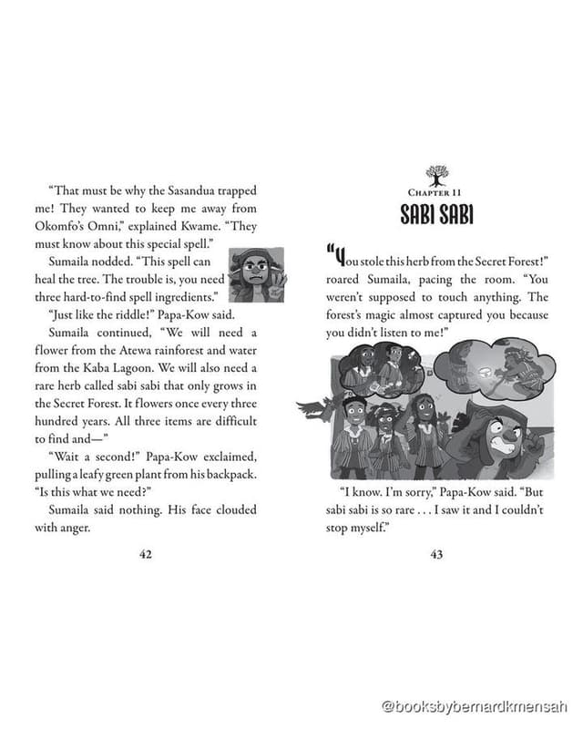 Kwame's Magic Quest #3: Bite of the Kaba Lagoon interior spread 3