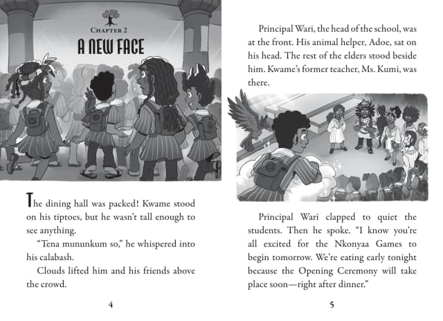 Kwame's Magic Quest #4: Curse of the Akoma Stone interior spread 4