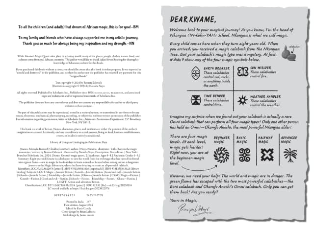 Kwame's Magic Quest #2: Race to the Magic Mountain interior spread 1